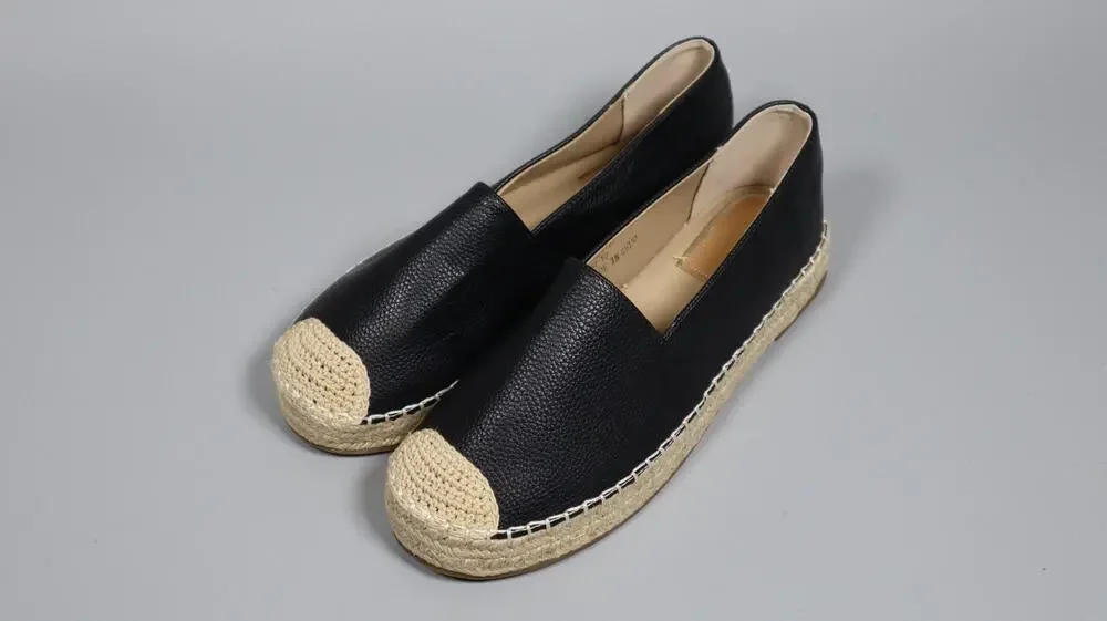 Alexis Leroy Women Loafers Closed Toe Slip On Comfort Flats Black - Size 8.5